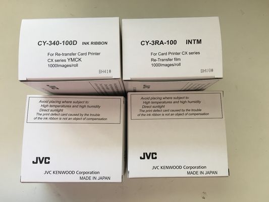 YMCK リボンとCY-3RA-100 リトランスファーフィルム CY-340-100Dプリンターにとって完璧な選択
