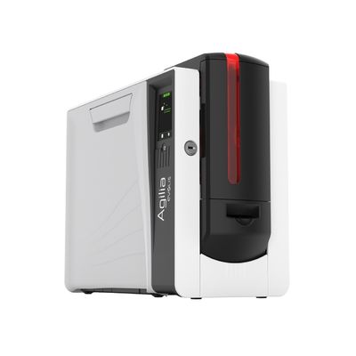 3.5 インチカラーLCDタッチスクリーン付きの双面リトランスファーICID名刺プリンター