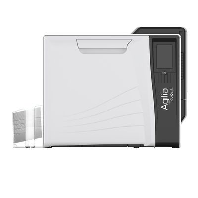 3.5 インチカラーLCDタッチスクリーン付きの双面リトランスファーICID名刺プリンター