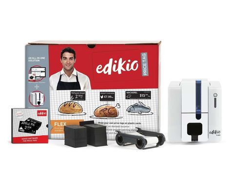 Evolis Edikio FLEX タグ シングルサイド 12点/mm 300dpi USB イーサネット フルタグ ホテルカード