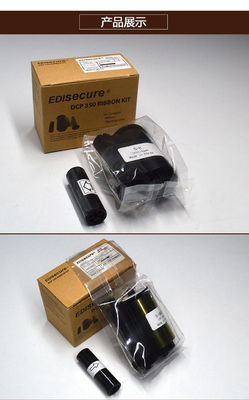 オリジナル DIC10580 YMCKO カラーリボンキット DCP 350 IDカードプリンター用のロールあたり250画像