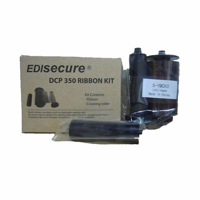 オリジナル DIC10580 YMCKO カラーリボンキット DCP 350 IDカードプリンター用のロールあたり250画像