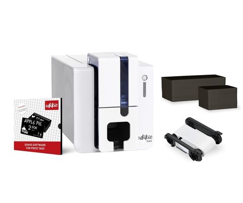 Evolis Edikio FLEX シングルサイド 12点/mm 300dpi USB イーサネット タグプリンター