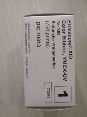 XID8300 カラーUVリボン DIC10313 YMCK-UV XID 8600 カードプリンターナイロン素材