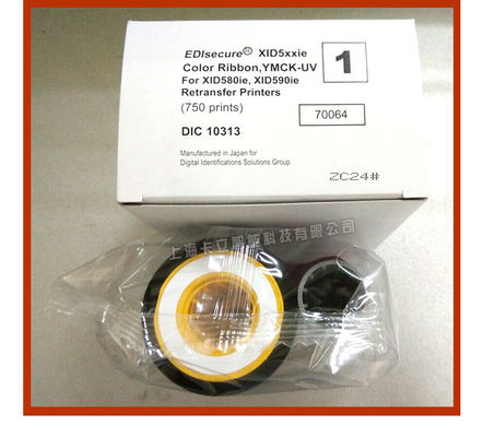 XID8300 カラーUVリボン DIC10313 YMCK-UV XID 8600 カードプリンターナイロン素材