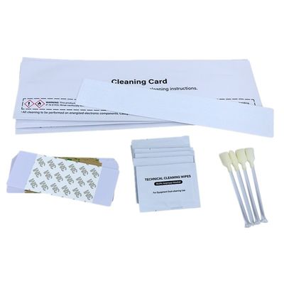 HDP8500 HDP6600 IDカードプリンタ 4 x スワブと10 x 拭き用紙