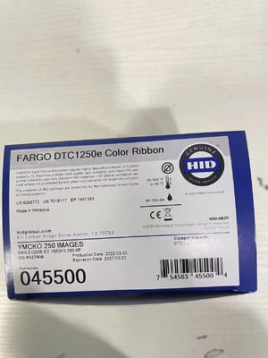 DTC1250e ビジネスID ICカードプリンタのオリジナル045500 YMCKリボン