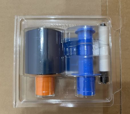 幅9mm オリジナルのHID Fargo 45610 YMCKO DTC1500 500プリントのためのフルカラーリボン