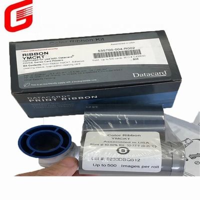 535700-004 R002 YMCKT カラーリボン 500 画像 データカード CD800 IDカードプリンター