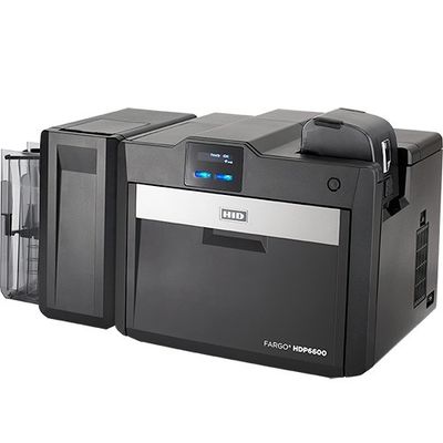 高解像度 HID ファルゴ HDP6600 オーバー・ザ・エッジ CR-80 カード用 双面型 ID カードプリンター