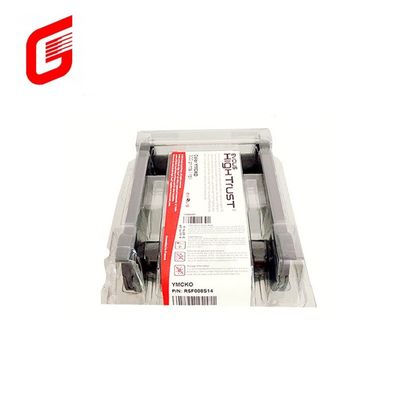 Evolis R5F008S14 YMCKO リボン プライマシー ゼニアス PVC IDカードプリンター R5F008S140を交換する
