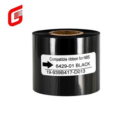 NBS ImageMaster IMX2 IMX2 S-18 D-40 IDカードプリンター用の黒色の互換性リボン