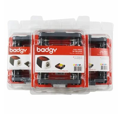 バジ100/200 カードプリンター エボリス CBGR0100C YMCKO リボン プロと印刷用
