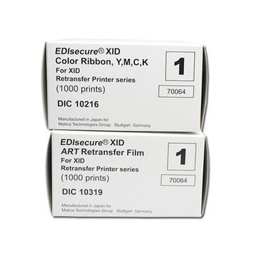 DIC10216 カラーリボン DIC10319 マチカ XID8300 カードプリンター用フィルム 1000枚/ロール