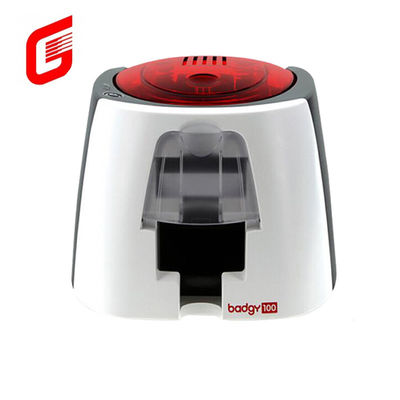 Evolis Badgy100 シングルサイド スマート プラスチック ビジネス IC ID カード プリンター USB 接続