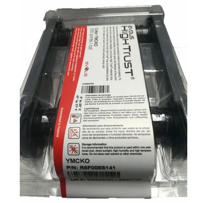Evolis R5F008S141 カラーリボン 12mm 幅カードとプライマシー/ゼニアス/エリプソプリンター