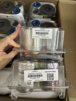 データカード 513382-201 YMCK カラーリボン データカード 513402-002 膜帯 高品質 CR805 カードプリンター