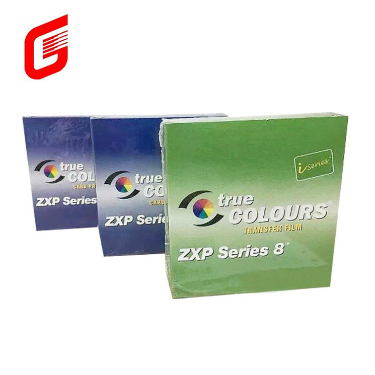 YMCK カラーリボン転送フィルム ゼブラ ZXPシリーズ8 ZXP9 カードプリンター 1250 画像