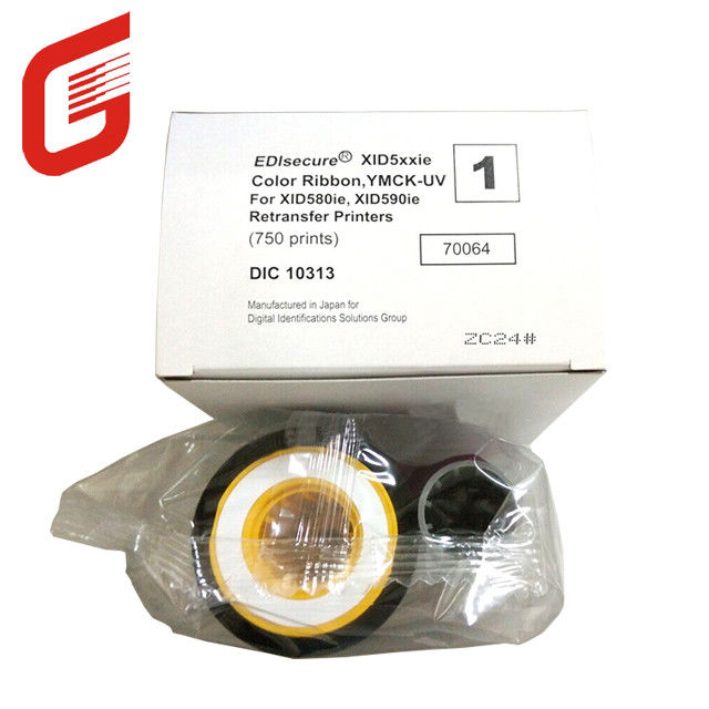 XID 8600 カードプリンター 元のプリンター リボン カラー UV リボン DIC10313 YMCK-UV