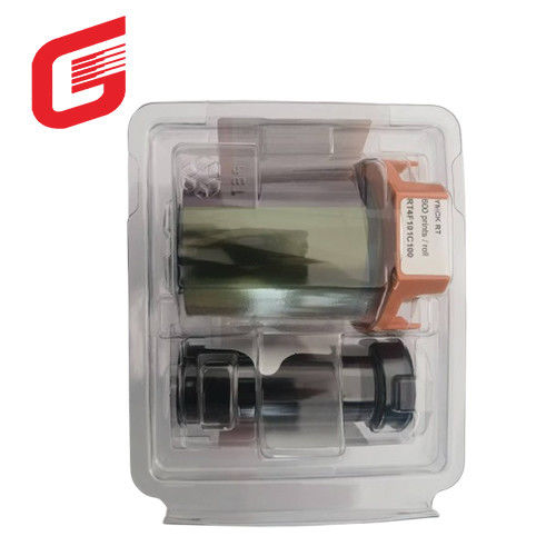 Evolis AGILIA リボン プラスチックカードプリンター 透明の見えない青い色UV熱リボン RT4F101C100
